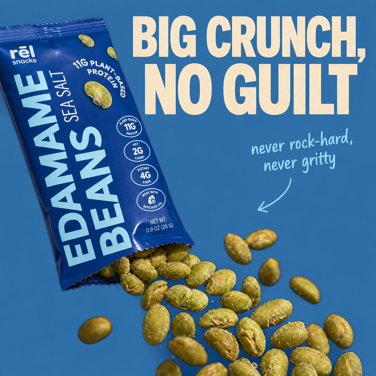 Sea Salt - Roasted Edamame (10 Pack)