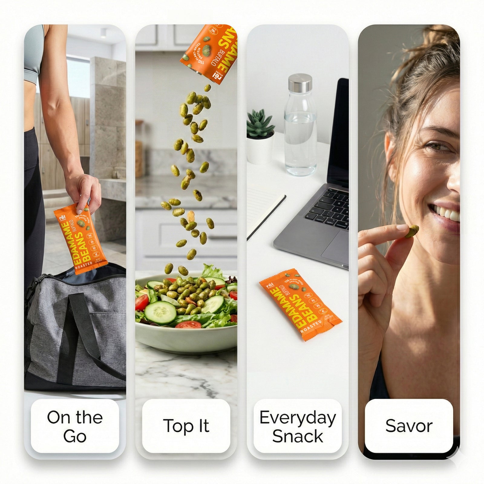 Roasted Edamame - Buffalo (10 PACK)