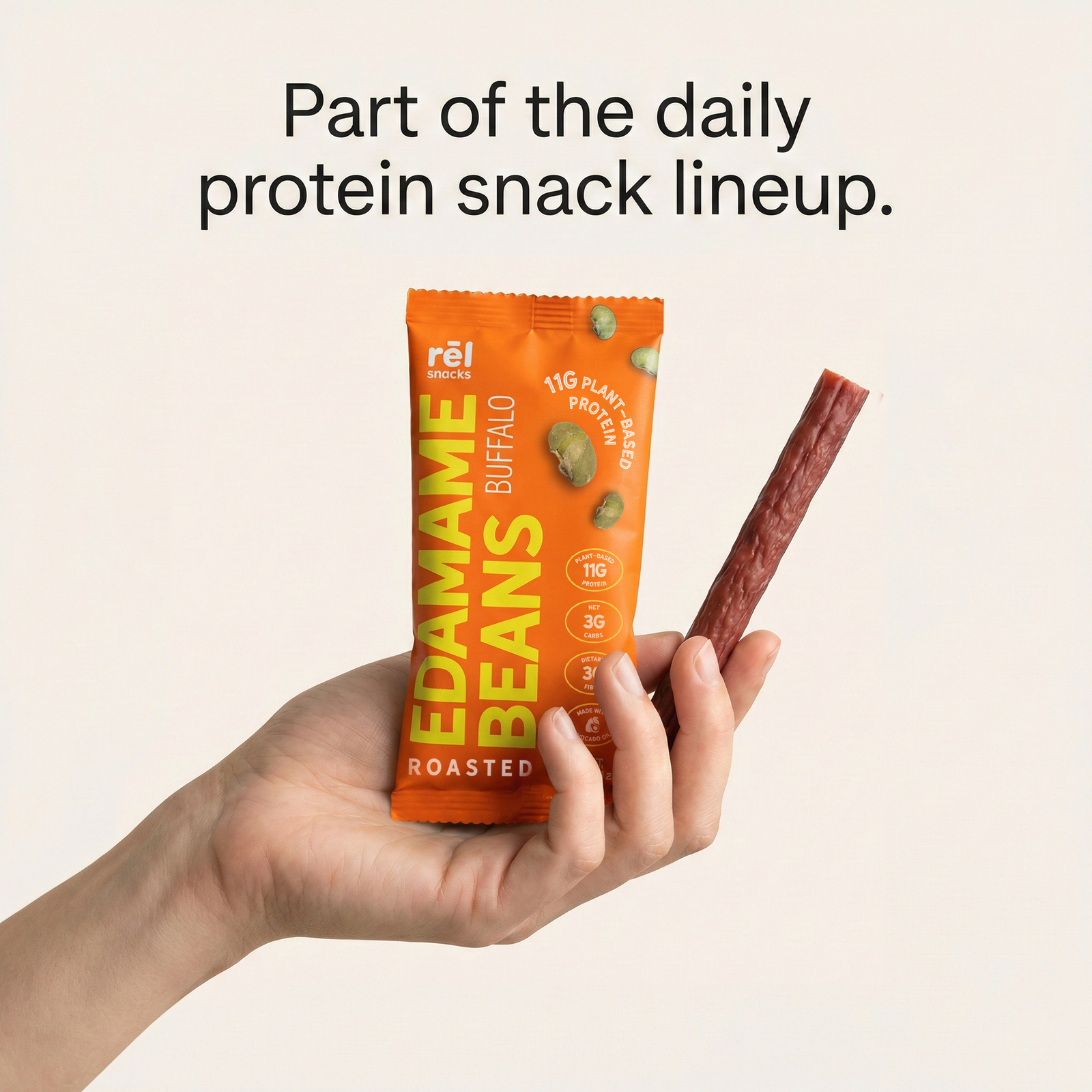 Roasted Edamame - Buffalo (10 PACK)