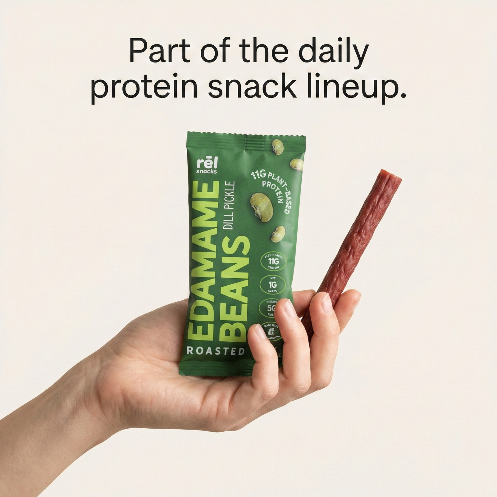 Roasted Edamame - Dill Pickle (10 PACK)