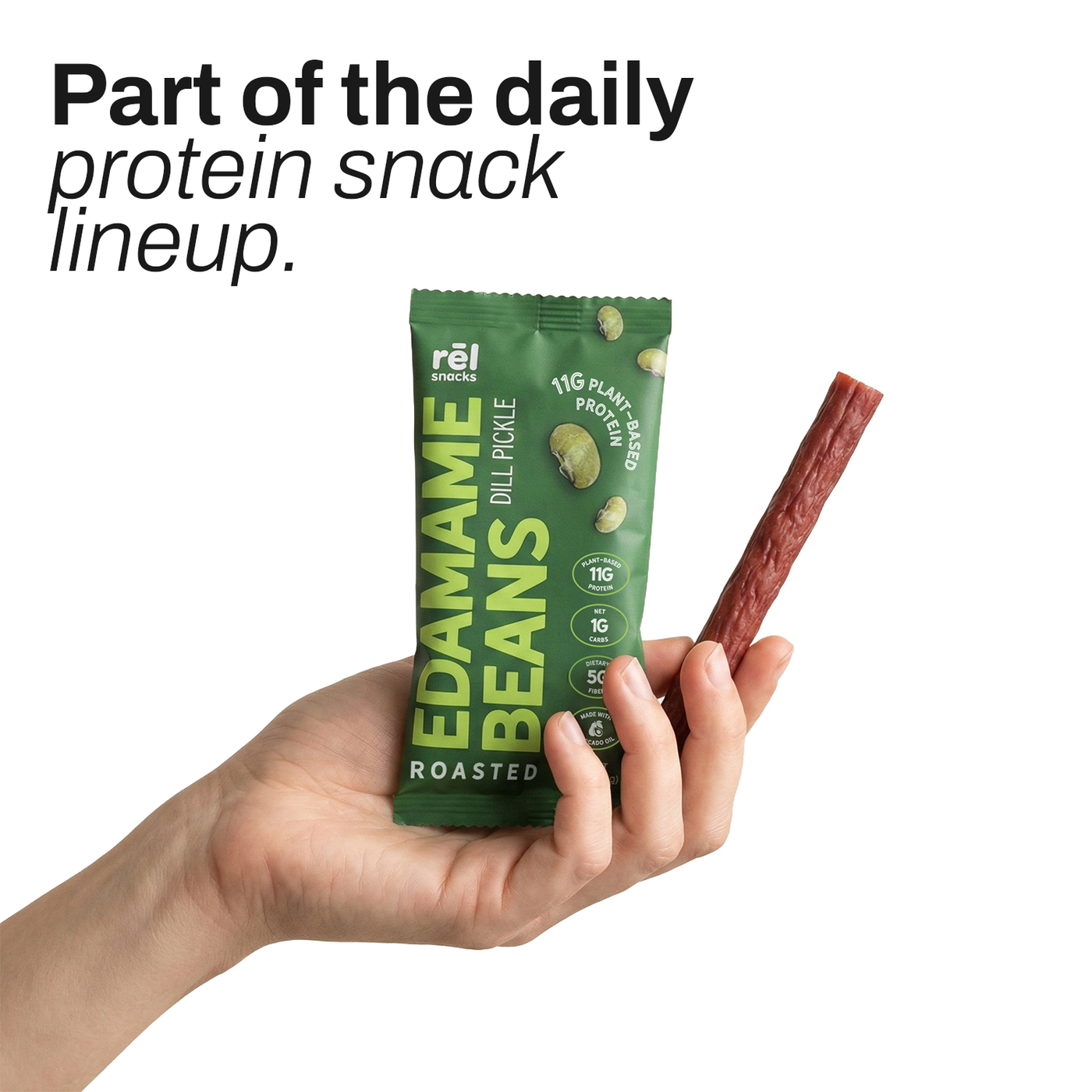 Dill Pickle - Roasted Edamame (10 Pack)