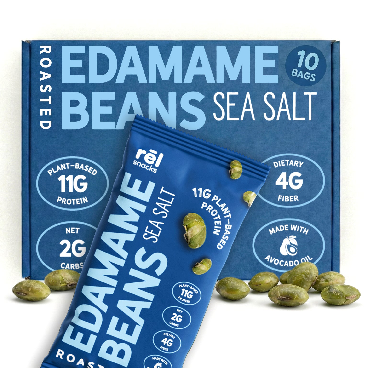 Roasted Edamame - Sea Salt (10 PACK)