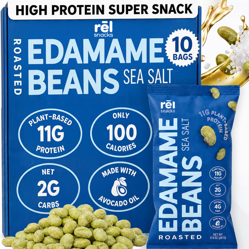 Sea Salt - Roasted Edamame (10 Pack)