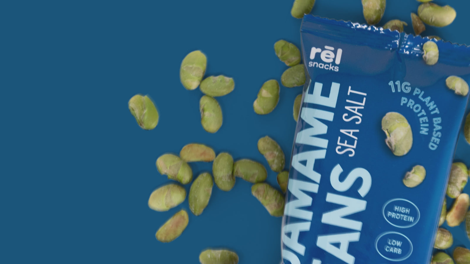 Crunchy Roasted Edamame Beans (SEA SALT) (0.9OZ) (10 PACK)