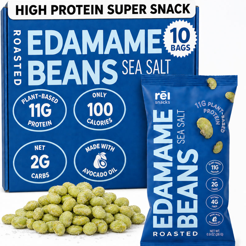 Sea Salt - Roasted Edamame (10 Pack)